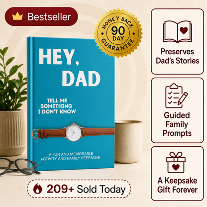 Hey Dad Memory Journal bestseller hero image