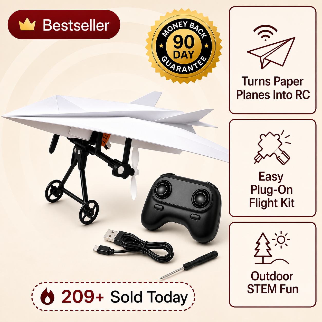 RC Paper Airplane Kit bestseller hero image