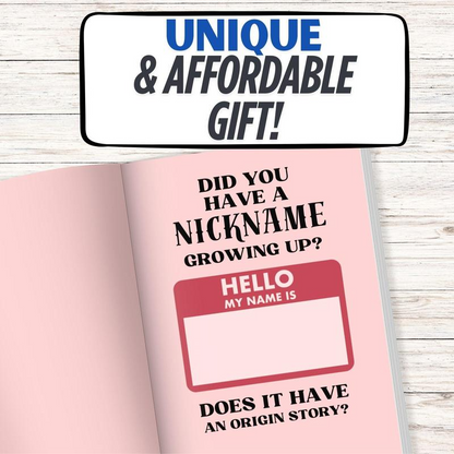 Affordable thoughtful gift for Dad memory book