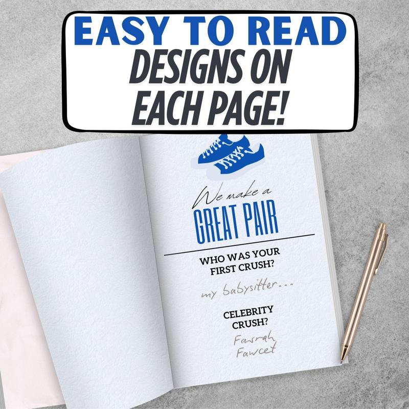 Easy to read dad journal page designs