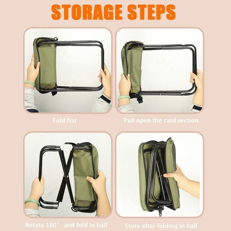 Compact Folding Camping Stool Bag