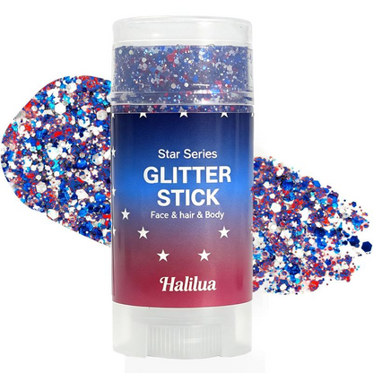 Patriotic Glitter Stick for face hair and body