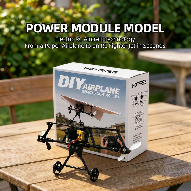 Paper airplane RC kit battery and charging cable