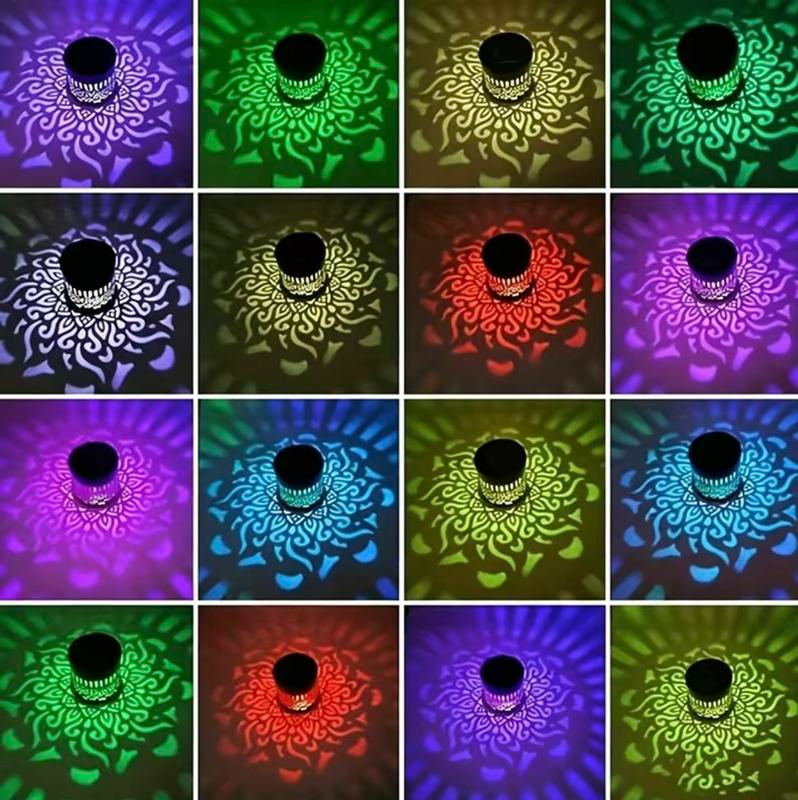 Solar Mandala Wall Light color modes