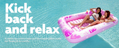 Ribbed air cushion base and removable pillow comfort proof