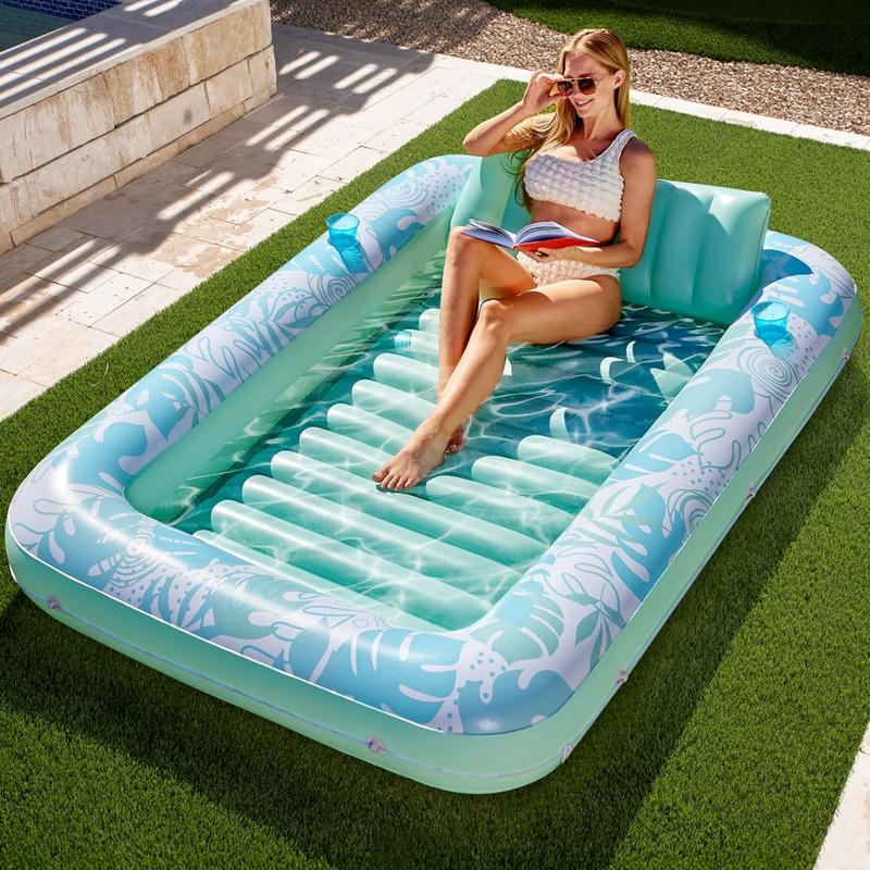 Backyard tanning pool lounge variant Cyan / XL