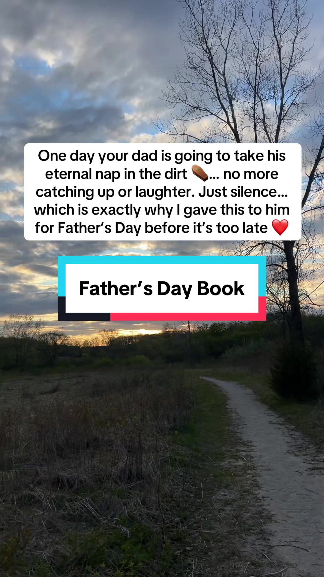 Hey Dad journal ready to give